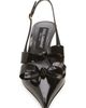 Dolce&Gabbana Dolce&Gabbana Coeur Bow Pointed Toe Slingback Pump - 4