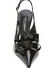 Dolce&Gabbana Dolce&Gabbana Coeur Leather Slingback Pointed Toe Pump - 4