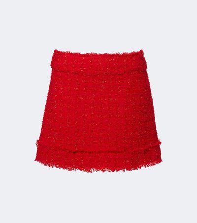 Dolce&Gabbana Dolce&Gabbana Cotton-blend bouclé miniskirt