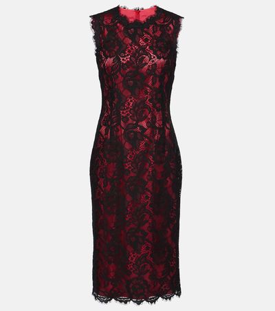 Dolce&Gabbana Dolce&Gabbana Cotton-blend lace midi dress