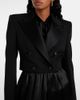 Dolce&Gabbana Dolce&Gabbana Cropped cotton-blend tuxedo jacket - 6
