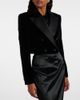 Dolce&Gabbana Dolce&Gabbana Cropped cotton-blend velvet blazer - 4
