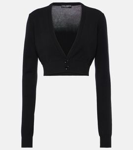 Dolce&Gabbana Dolce&Gabbana Cropped virgin wool cardigan