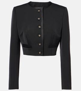 Dolce&Gabbana Dolce&Gabbana Cropped wool-blend jacket