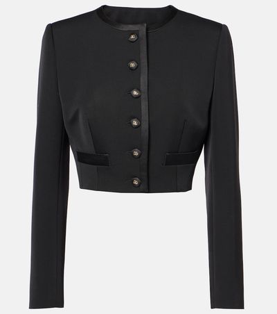 Dolce&Gabbana Dolce&Gabbana Cropped wool-blend jacket
