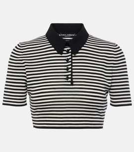 Dolce&Gabbana Dolce&Gabbana Cropped wool polo shirt