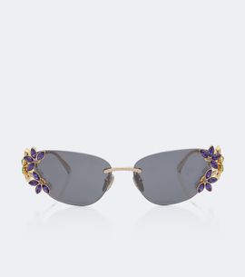 Dolce&Gabbana Dolce&Gabbana Crystal-embellished cat-eye sunglasses