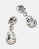 Dolce&Gabbana Dolce&Gabbana Crystal-embellished clip-on earrings - 4