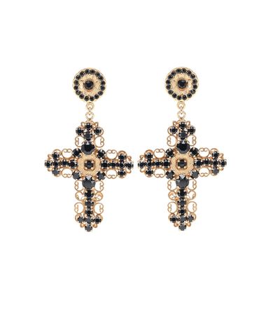 Dolce&Gabbana Dolce&Gabbana Crystal clip-on earrings