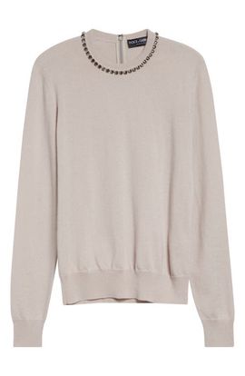 Dolce&Gabbana Dolce&Gabbana Crystal Embellished Cashmere Sweater