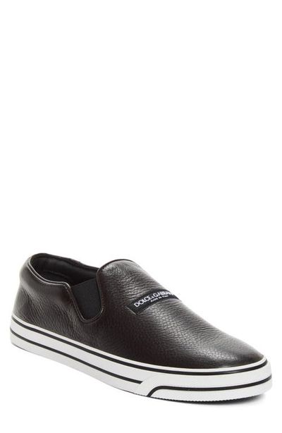 Dolce&Gabbana Dolce&Gabbana Deerskin Leather Slip-On Sneaker