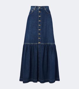 Dolce&Gabbana Dolce&Gabbana Denim tiered maxi skirt