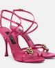 Dolce&Gabbana Dolce&Gabbana Devotion 105 embellished satin sandals - 1