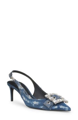 Dolce&Gabbana Dolce&Gabbana Devotion Crystal Buckle Slingback Pump