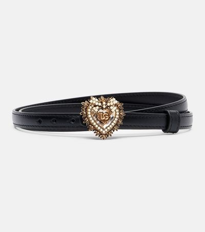 Dolce&Gabbana Dolce&Gabbana Devotion embellished leather belt