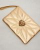 Dolce&Gabbana Dolce&Gabbana Devotion Mini metallic leather pouch - 4