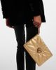 Dolce&Gabbana Dolce&Gabbana Devotion Mini metallic leather pouch - 6