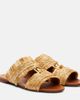 Dolce&Gabbana Dolce&Gabbana DG braided raffia-effect sandals - 1