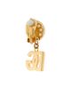 Dolce&Gabbana Dolce&Gabbana DG Charm Imitation Pearl Clip-On Earrings - 5