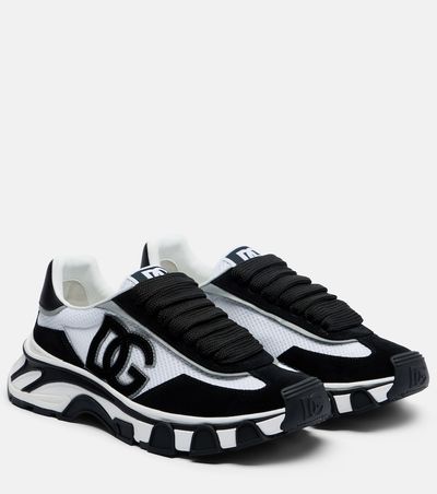Dolce&Gabbana Dolce&Gabbana DG Country Road suede-trimmed sneakers