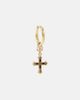 Dolce&Gabbana Dolce&Gabbana DG cross embellished hoop earrings - 5