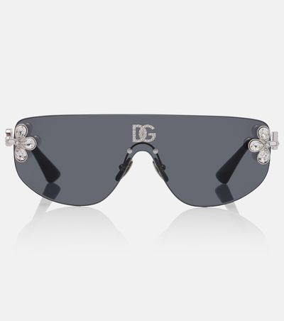Dolce&Gabbana Dolce&Gabbana DG crystal-embellished aviator sunglasses