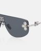 Dolce&Gabbana Dolce&Gabbana DG crystal-embellished aviator sunglasses - 2