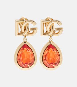 Dolce&Gabbana Dolce&Gabbana DG crystal-embellished clip-on earrings