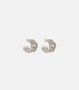 Dolce&Gabbana Dolce&Gabbana DG crystal-embellished hoop earrings