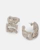 Dolce&Gabbana Dolce&Gabbana DG crystal-embellished hoop earrings - 4