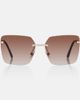 Dolce&Gabbana Dolce&Gabbana DG crystal-embellished square sunglasses - 1