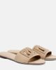 Dolce&Gabbana Dolce&Gabbana DG crystal-embellished suede slides - 1
