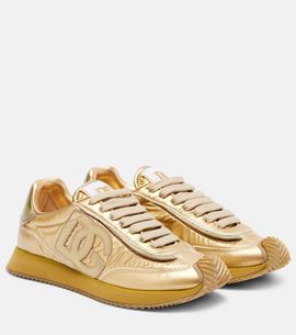 Dolce&Gabbana Dolce&Gabbana DG Cushion metallic leather sneakers
