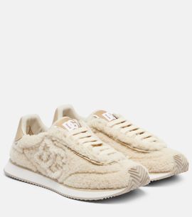 Dolce&Gabbana Dolce&Gabbana DG Cushion shearling sneakers