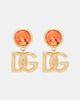 Dolce&Gabbana Dolce&Gabbana DG embellished clip-on earrings - 1