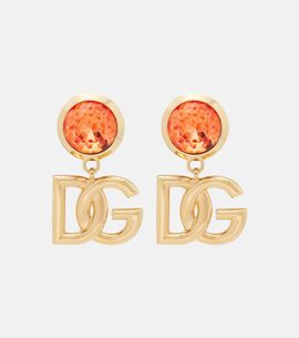 Dolce&Gabbana Dolce&Gabbana DG embellished clip-on earrings