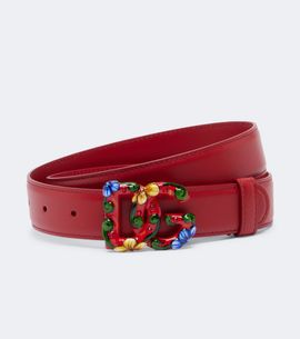 Dolce&Gabbana Dolce&Gabbana DG embellished leather belt