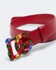 Dolce&Gabbana Dolce&Gabbana DG embellished leather belt - 3