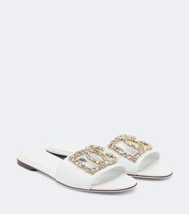 Dolce&Gabbana Dolce&Gabbana DG embellished leather slides