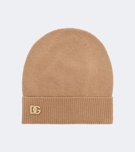 Dolce&Gabbana Dolce&Gabbana DG embellished virgin wool beanie