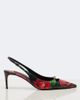 Dolce&Gabbana Dolce&Gabbana DG floral leather slingback pumps - 5