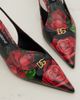 Dolce&Gabbana Dolce&Gabbana DG floral leather slingback pumps - 6