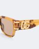 Dolce&Gabbana Dolce&Gabbana DG Griffe square sunglasses - 2