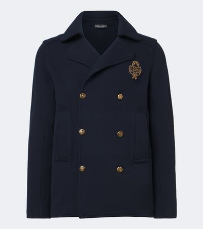 Dolce&Gabbana Dolce&Gabbana DG knitted cotton blazer