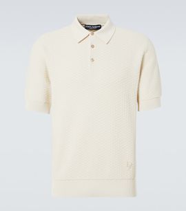 Dolce&Gabbana Dolce&Gabbana DG knitted cotton polo shirt