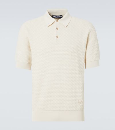 Dolce&Gabbana Dolce&Gabbana DG knitted cotton polo shirt