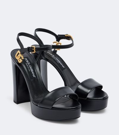 Dolce&Gabbana Dolce&Gabbana DG leather platform sandals