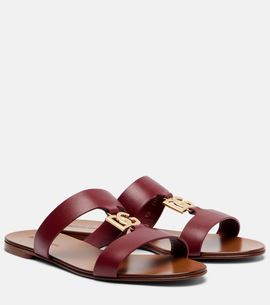 Dolce&Gabbana Dolce&Gabbana DG leather slides
