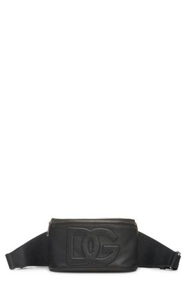 Dolce&Gabbana Dolce&Gabbana DG Logo Deerskin Leather Belt Bag
