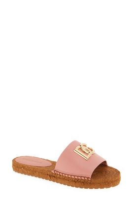 Dolce&Gabbana Dolce&Gabbana DG Logo Espadrille Flat Sandal